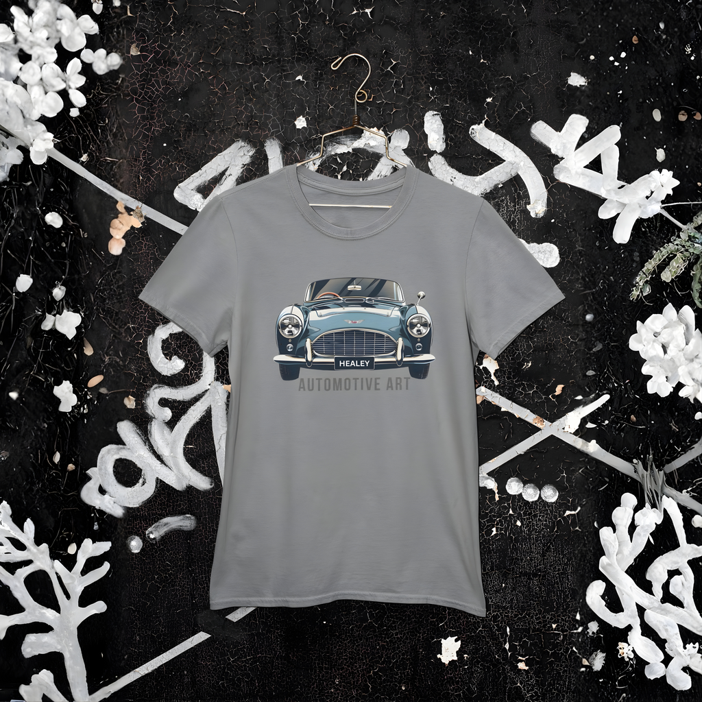 Classic Healey Car T-Shirt - Automotive Art Vintage Roadster Tee