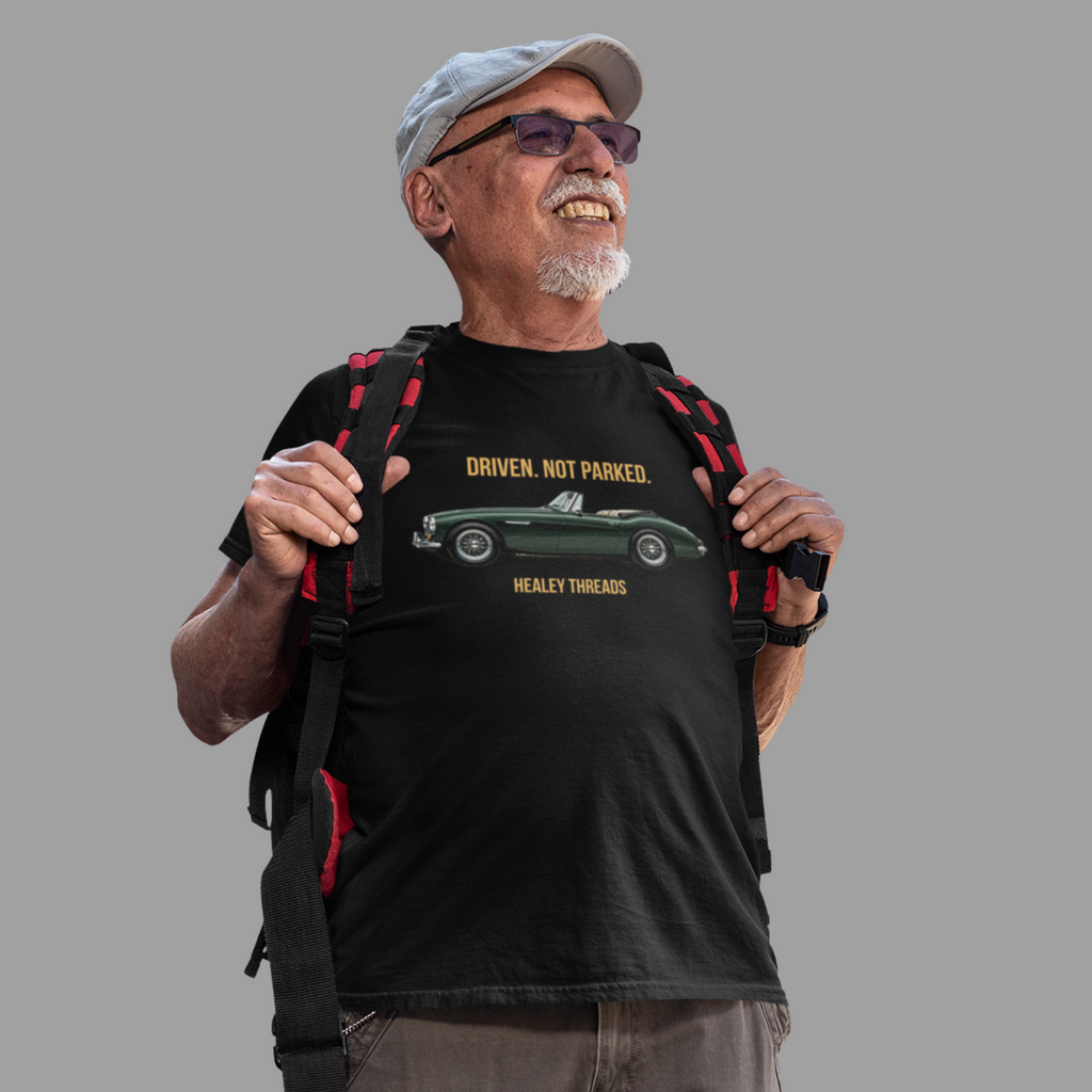 Classic Car Lover Gift Shirt - Driven Not Parked Healey Tee