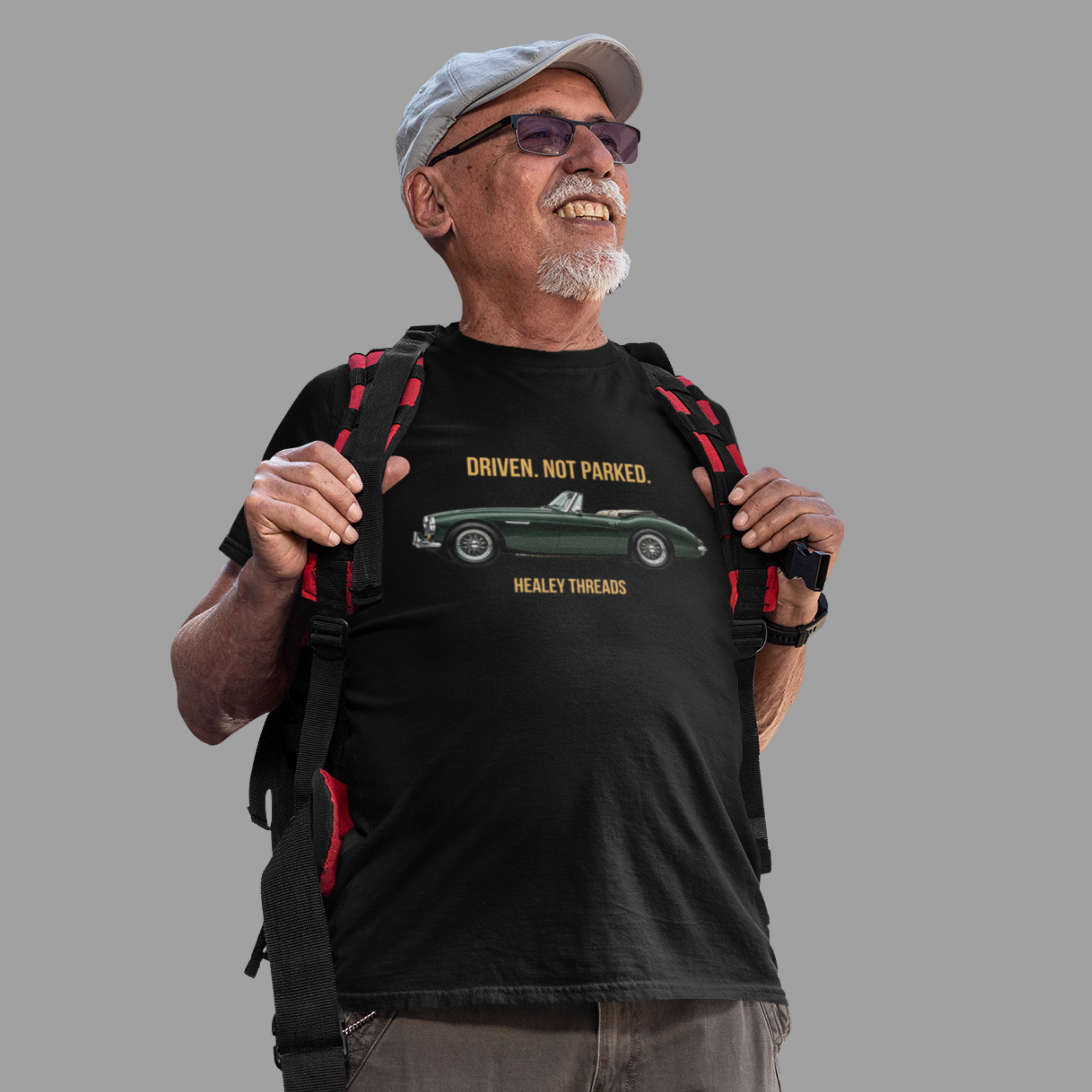 Classic Car Lover Gift Shirt - Driven Not Parked Healey Tee