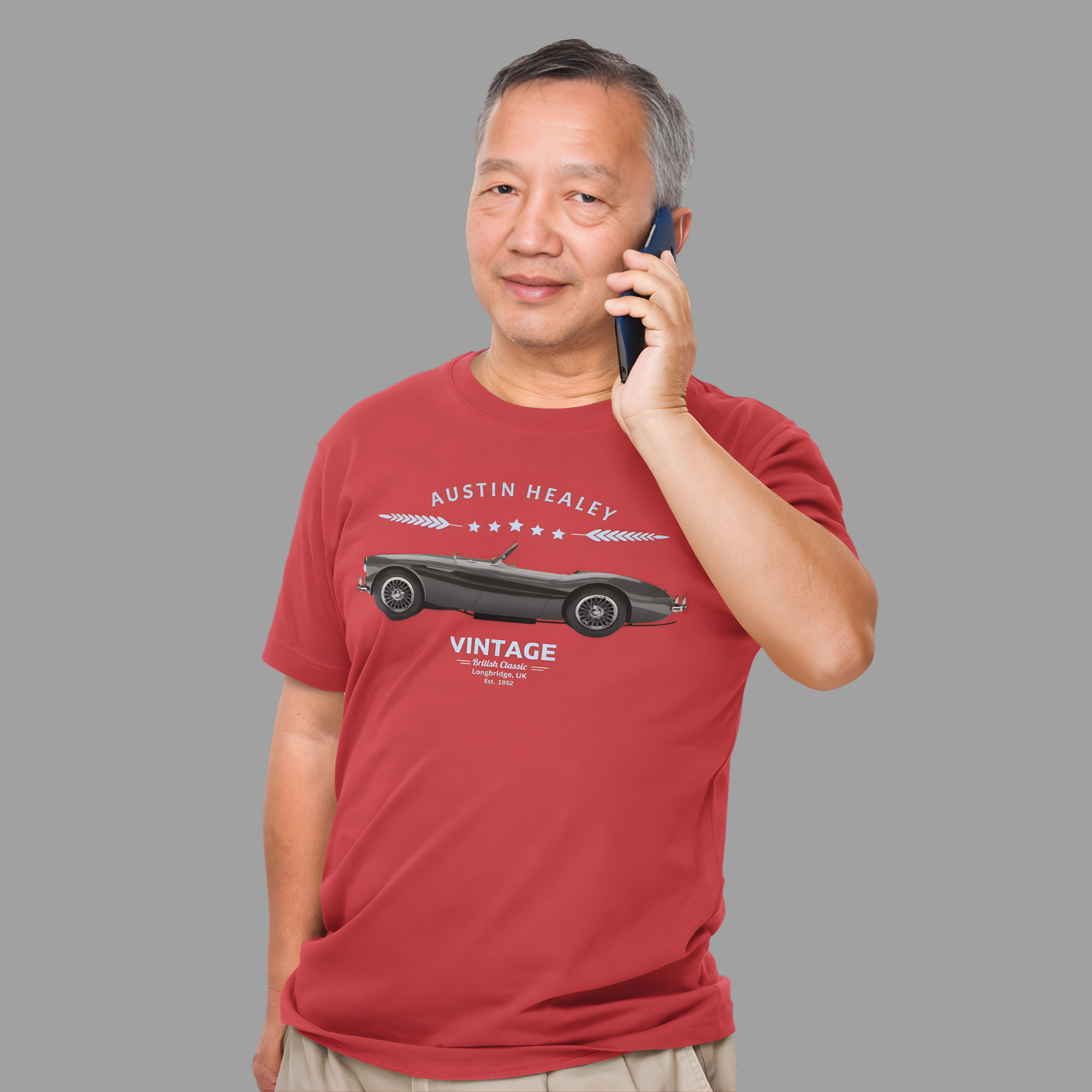 Vintage British Roadster Classic Sports Car Tee