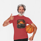 American Muscle T‑Shirt | Vintage Sunset Classic Car Tee