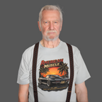 American Muscle T‑Shirt | Vintage Sunset Classic Car Tee