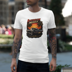 American Muscle T‑Shirt | Vintage Sunset Classic Car Tee