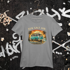 Sun Salt Air Retro Van Tee | Coastal Beach Vibes Gift Shirt