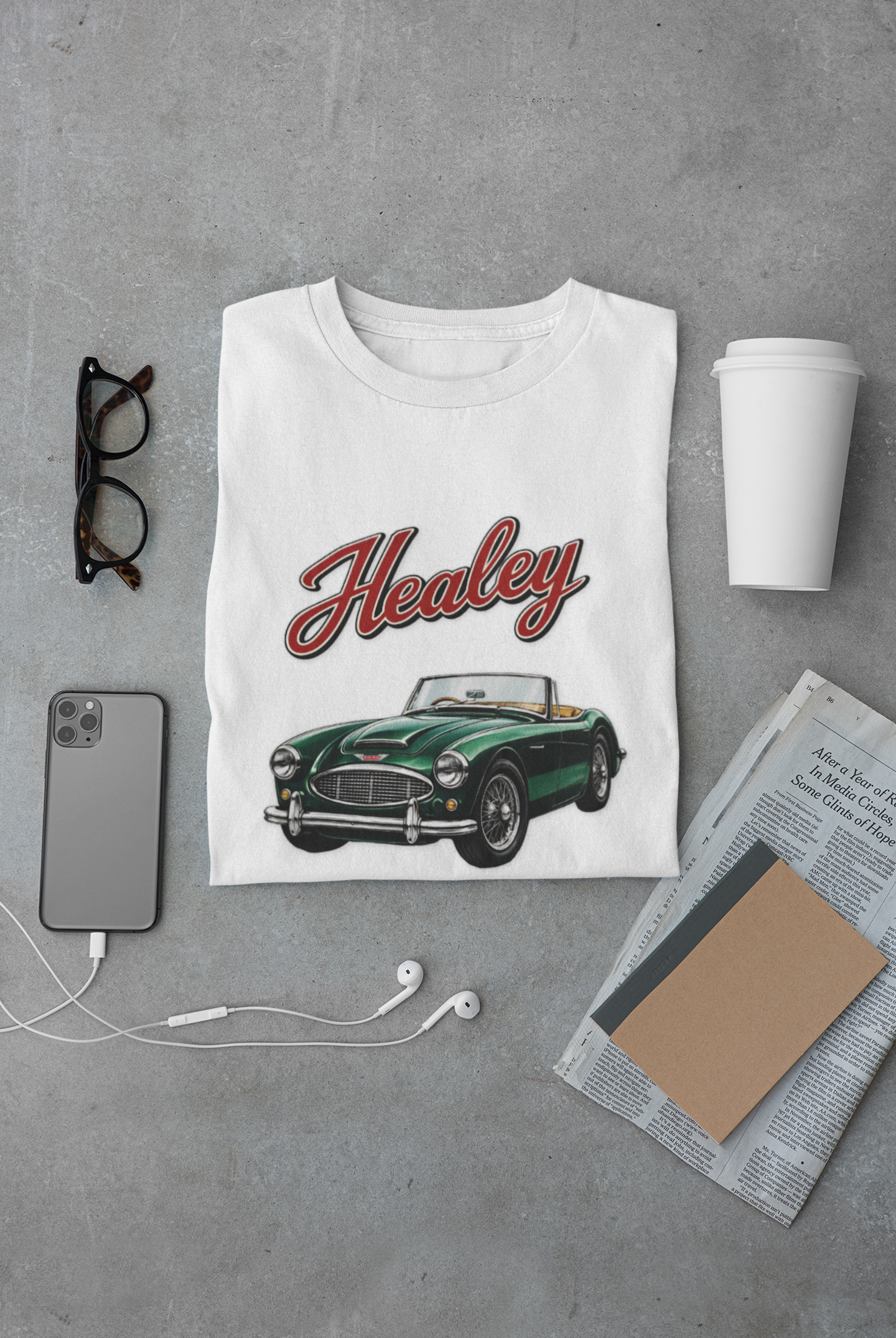 Austin-Healey T-Shirt - Vintage British Sports Car Graphic Tee