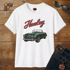Healey Classic Car T-Shirt | Vintage Green Sports Car Tee