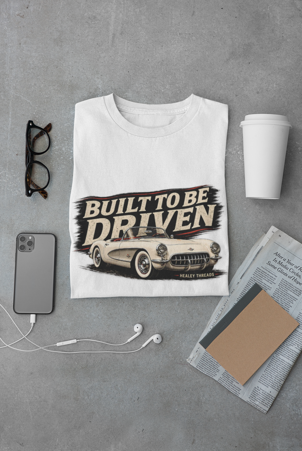 Built to Be Driven T‑Shirt | Vintage Classic Car Graphic Tee