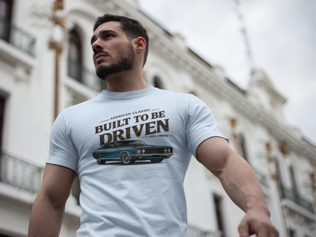 American Classic Muscle Car T-Shirt - Built to Be Driven Tee