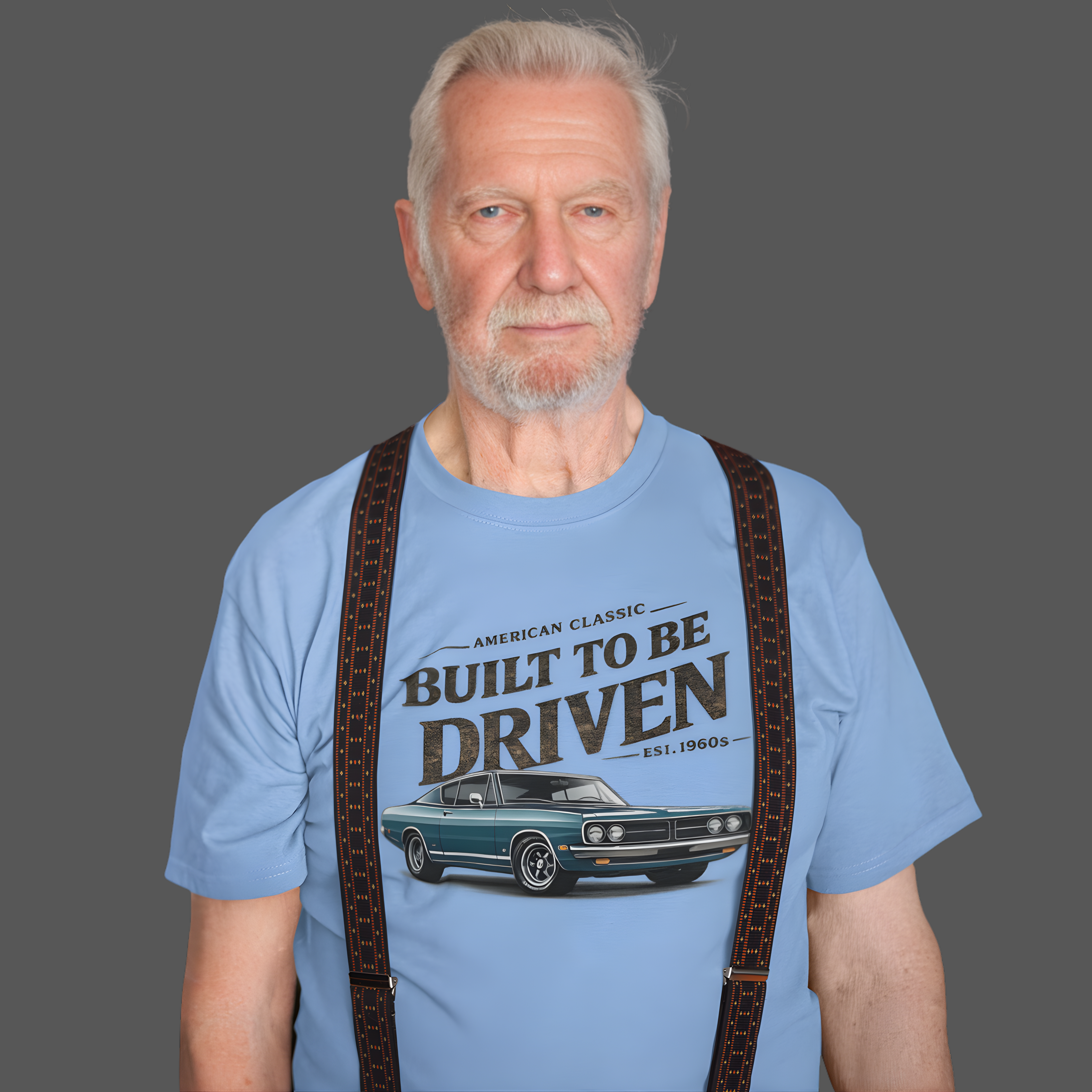 American Classic Muscle Car T-Shirt - Built to Be Driven Tee
