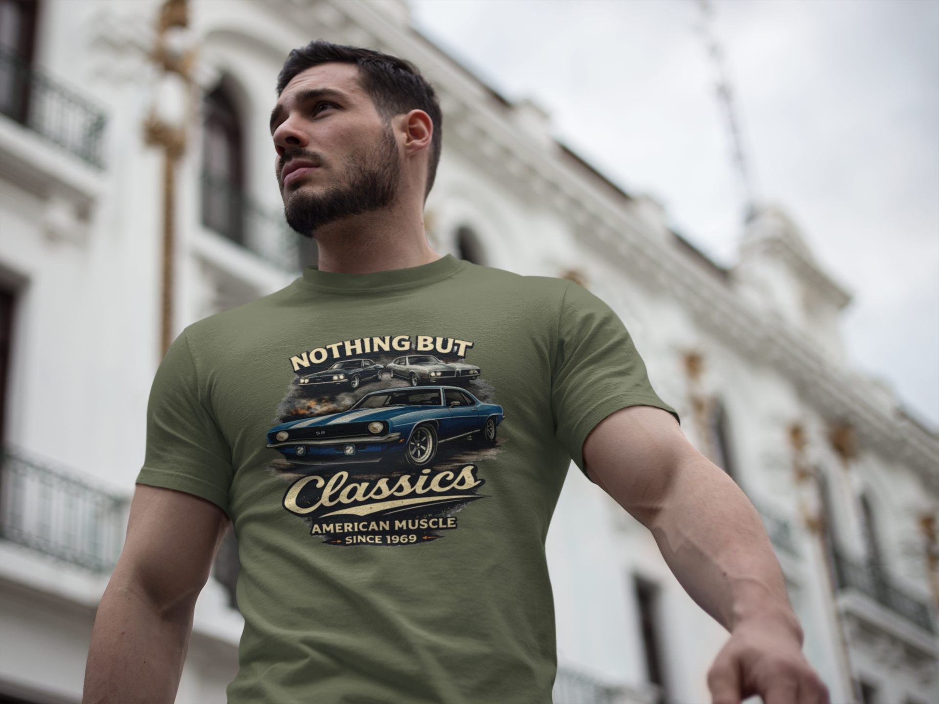 American Muscle Car T-Shirt - Nothing But Classics Since 1969