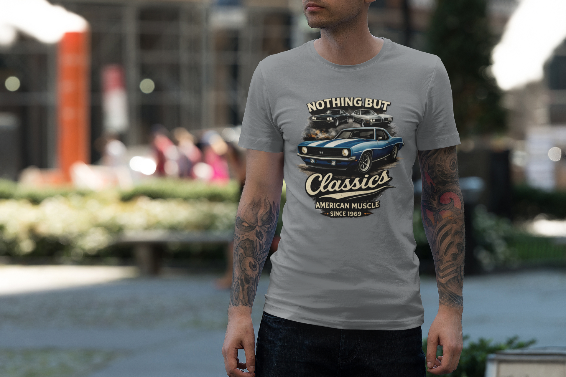 American Muscle Car T-Shirt - Nothing But Classics Since 1969