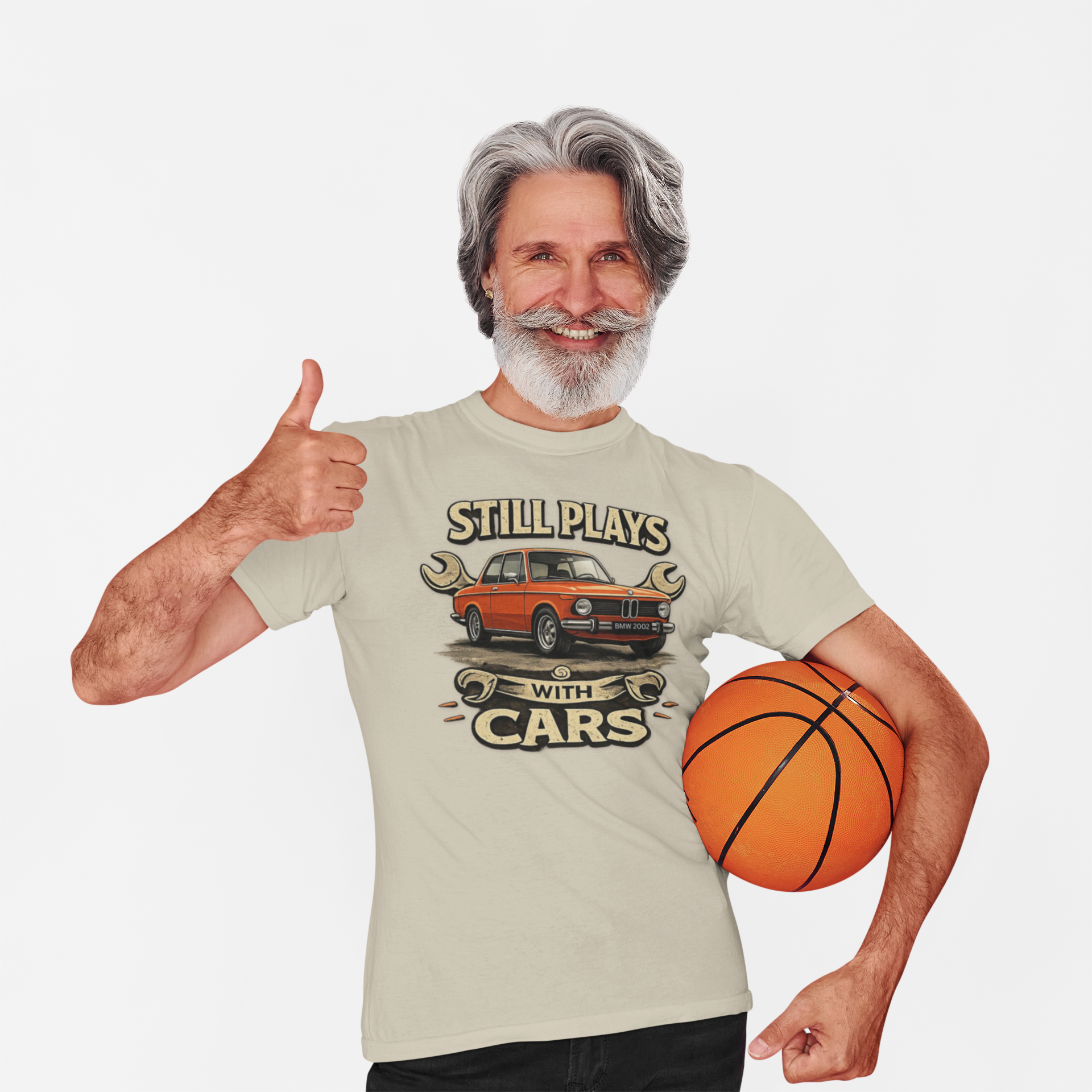 Still Plays With Cars T-Shirt — Classic BMW Graphic Tee