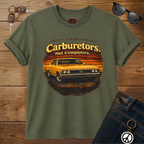 Carburetors Not Computers T-Shirt - Vintage Muscle Car Tee