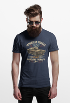 American Muscle Car T-Shirt - Pure Gasoline Therapy Tee