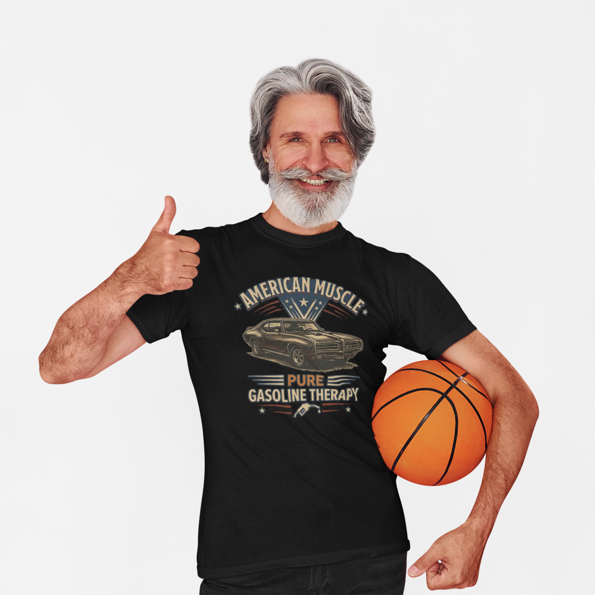 American Muscle Car T-Shirt - Pure Gasoline Therapy Tee