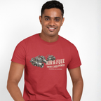 Air & Fuel Twin Carb Power T-Shirt - Engine Illustration Tee