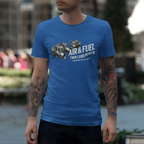 Air & Fuel Twin Carb Power T-Shirt - Engine Illustration Tee