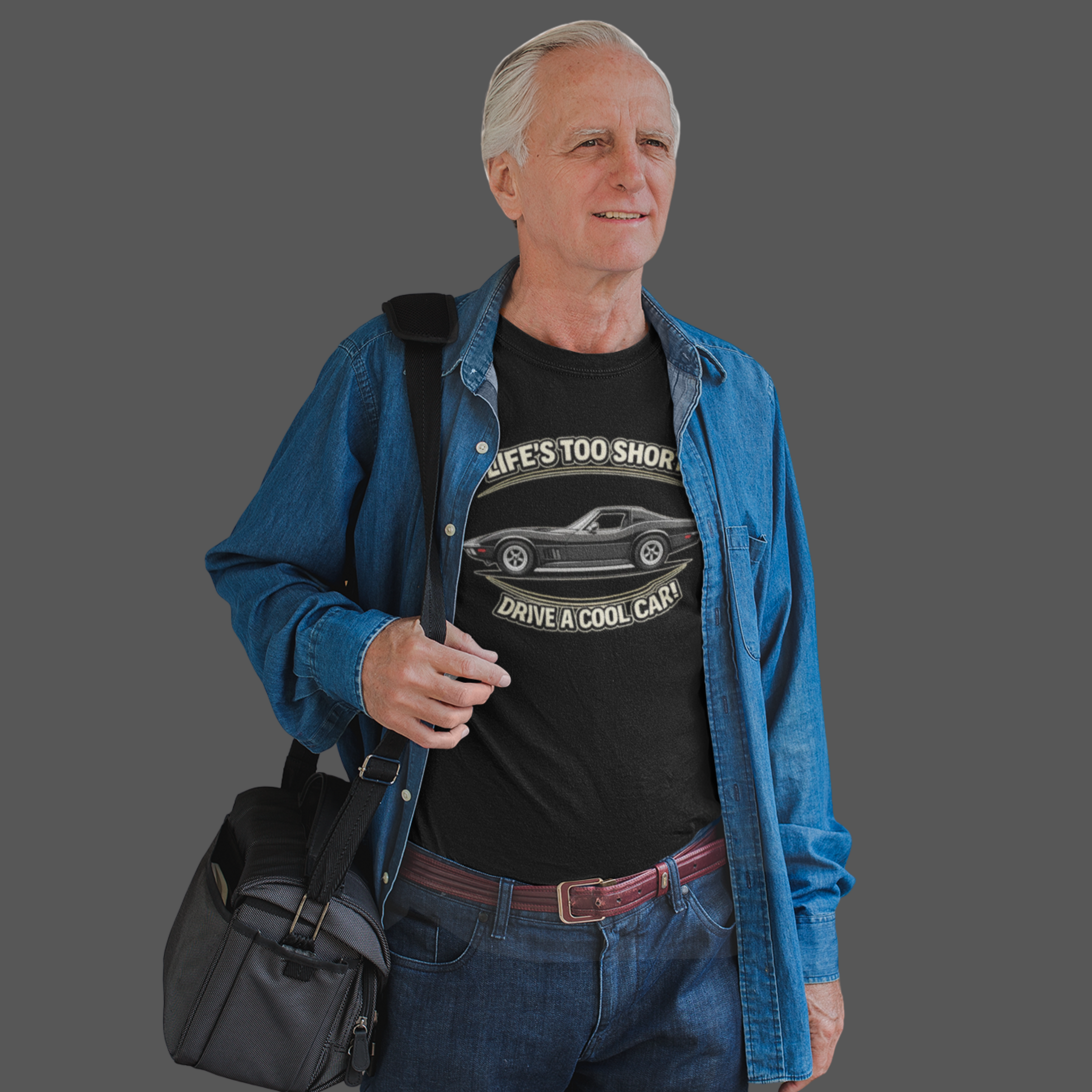 Life’s Too Short Drive a Cool Car T-Shirt – Retro Car Tee