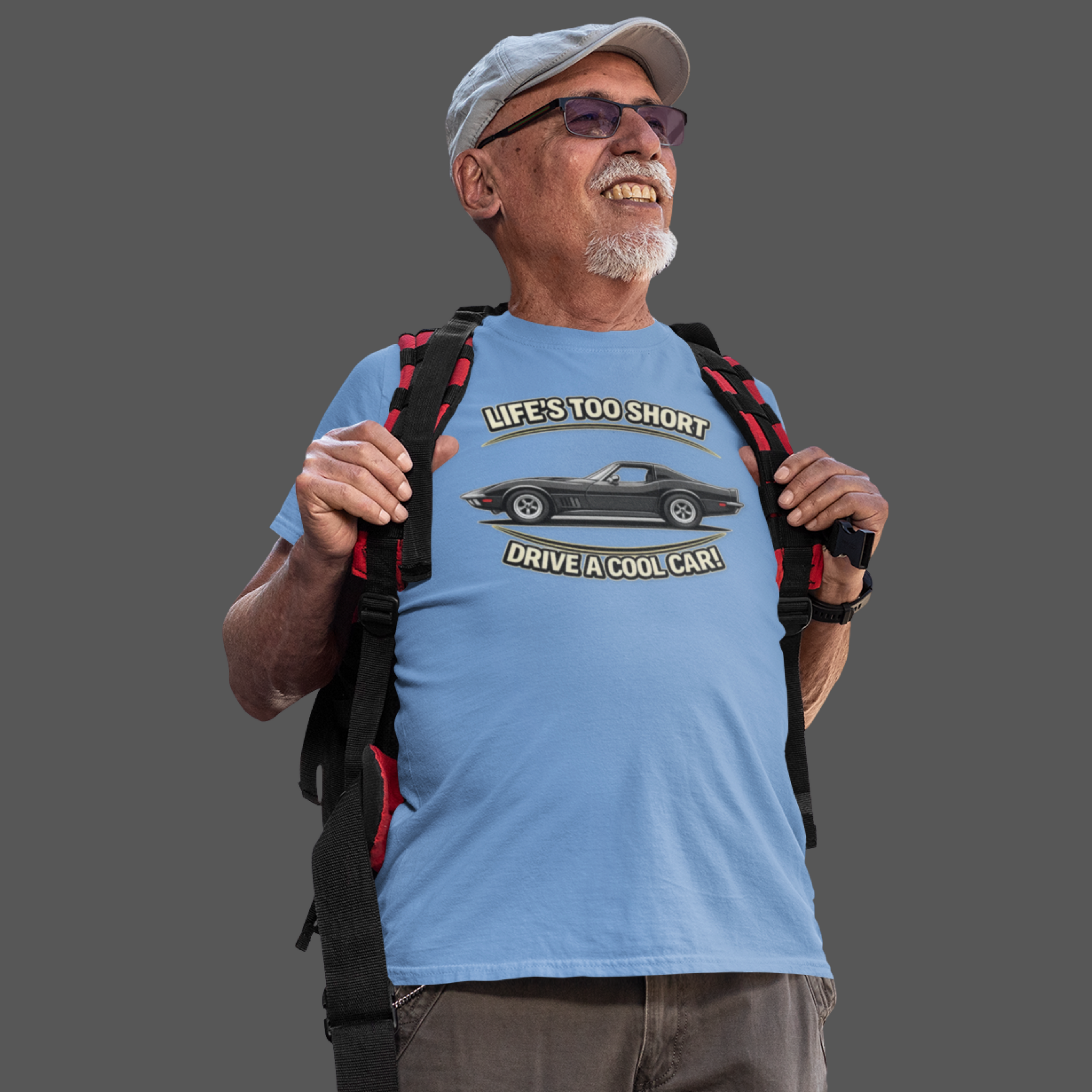 Life’s Too Short Drive a Cool Car T-Shirt – Retro Car Tee