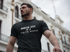 Analog Soul in a Digital World T-Shirt - Vintage Lifestyle Tee
