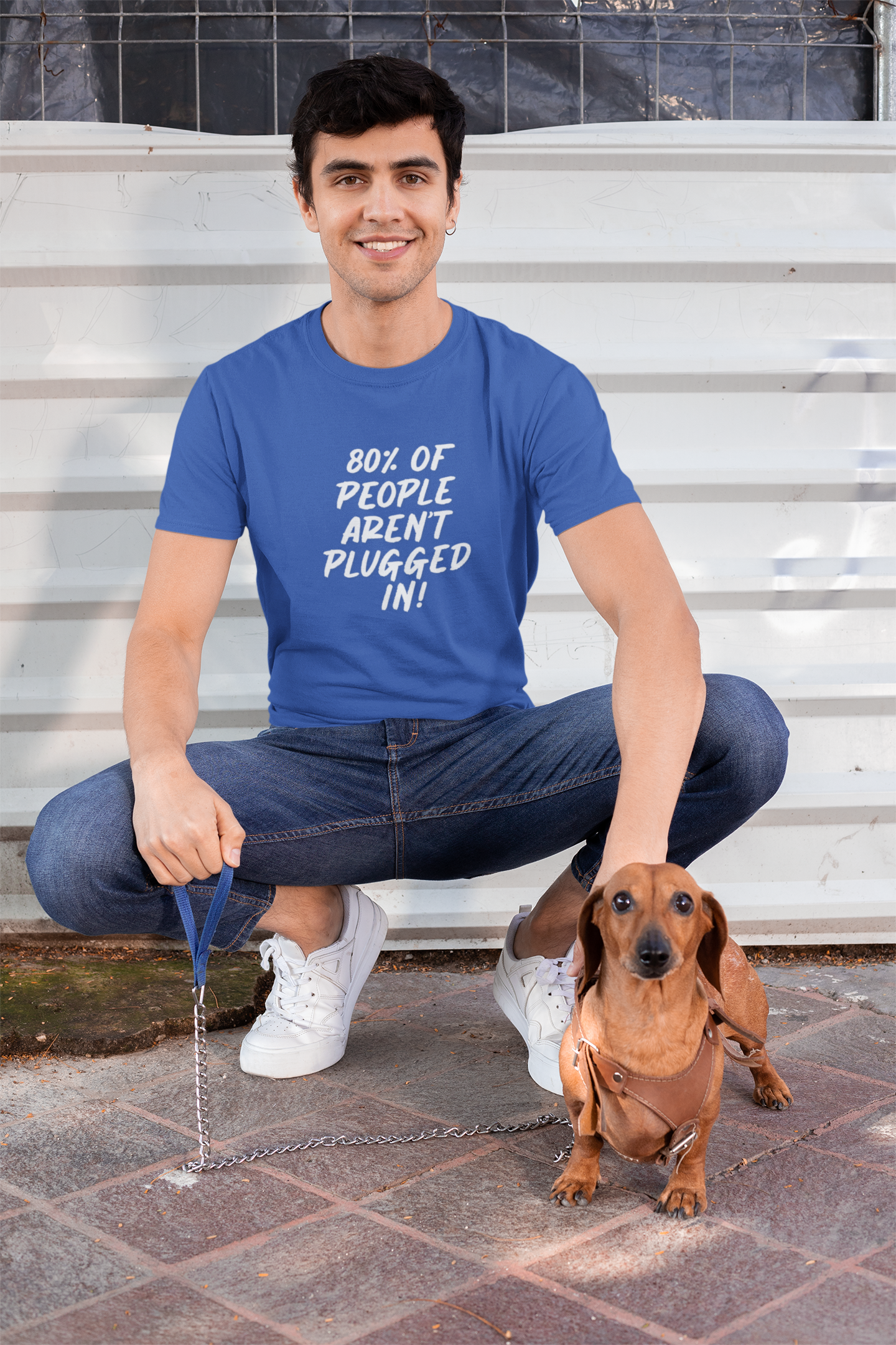 80% of People Aren’t Plugged In T-Shirt – Car Humor Tee