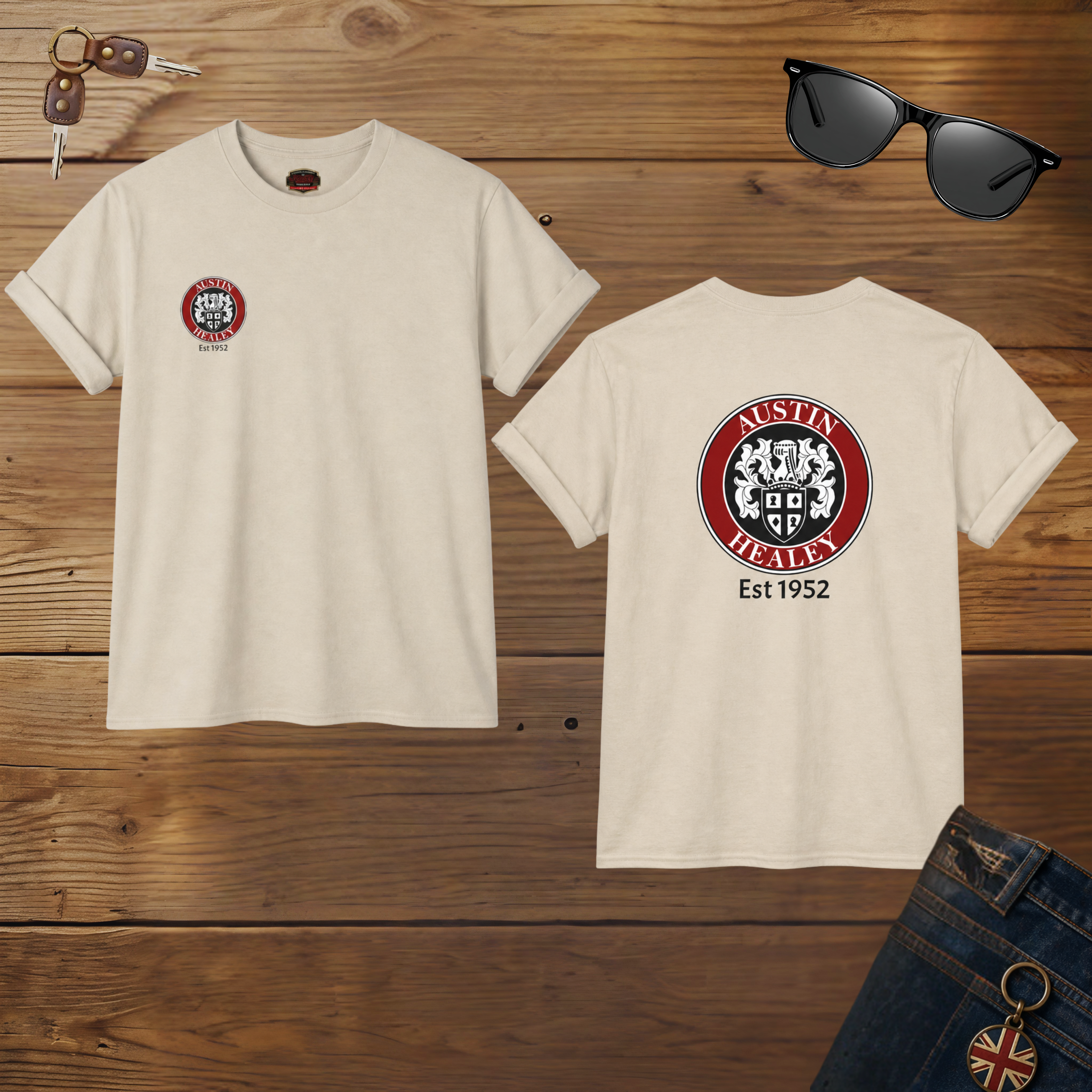 Austin Healey Crest T-Shirt – Vintage Heritage Tee