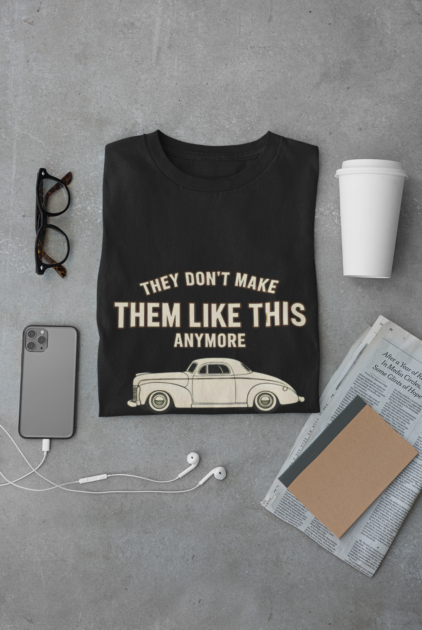 Vintage Classic Car T-Shirt – Retro Automotive Graphic Tee