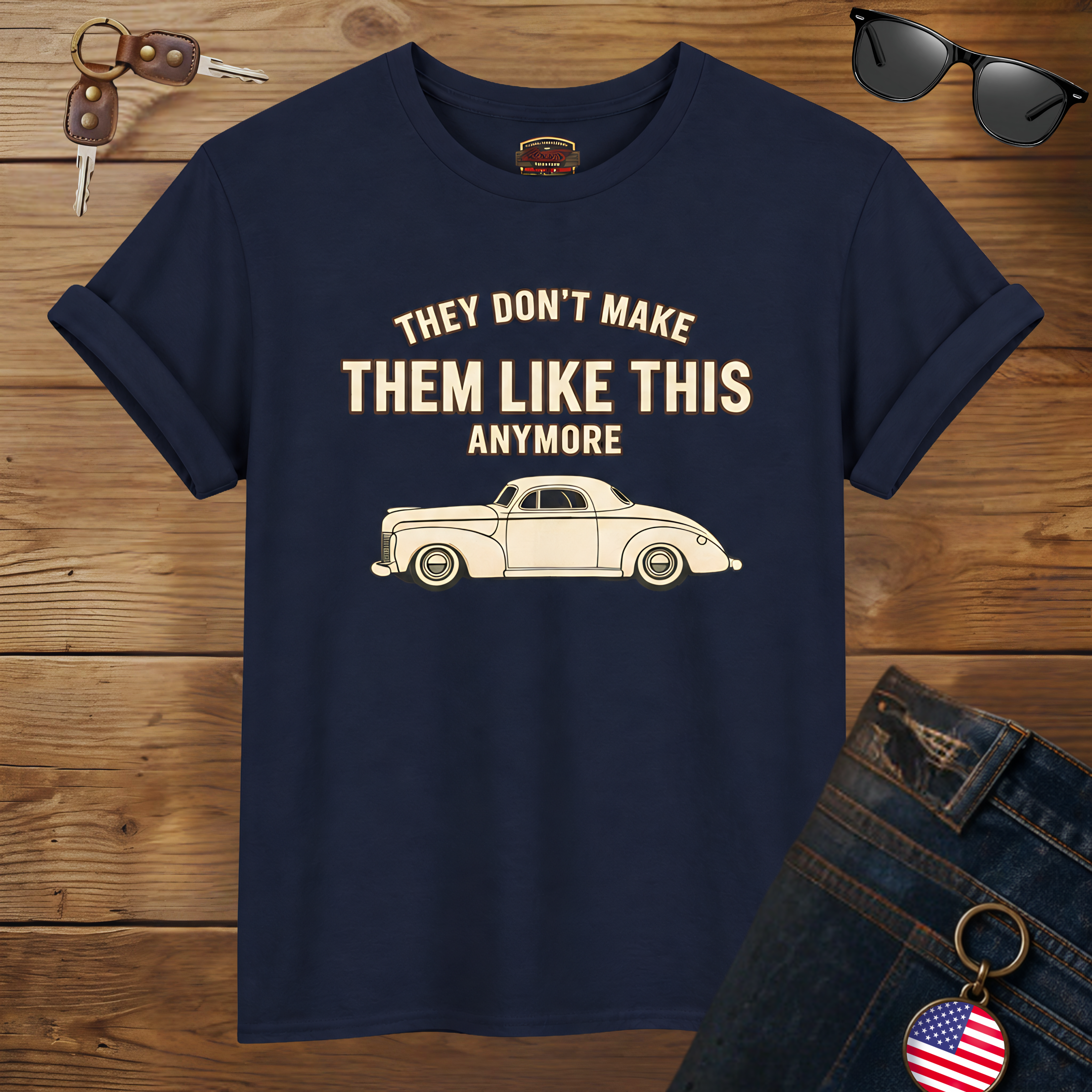 Vintage Classic Car T-Shirt – Retro Automotive Graphic Tee