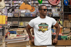 Yellow Hot Rod Shield Tee | Vintage Coupe Graphic Shirt