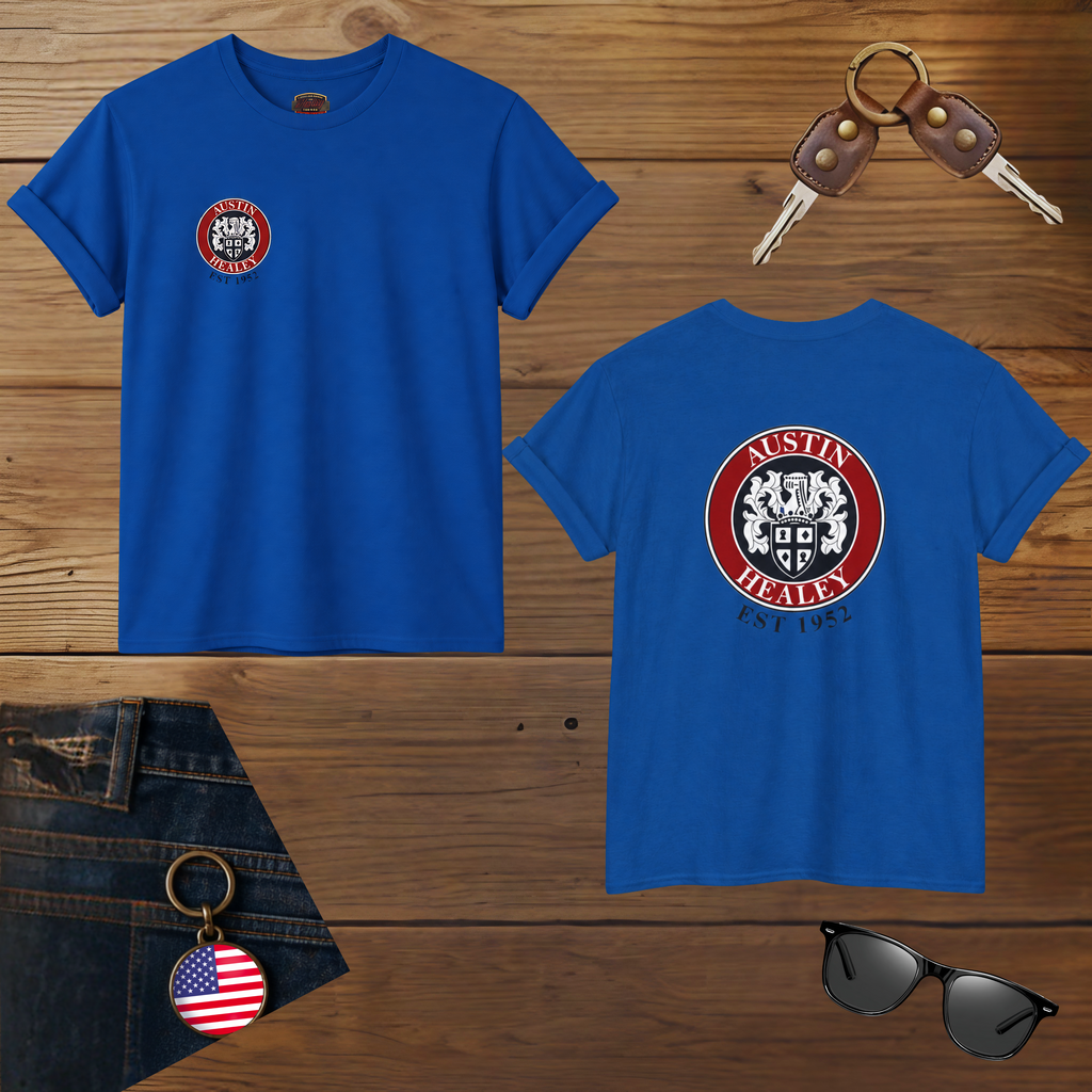 Austin Healey T Shirt – Classic British Crest Tee