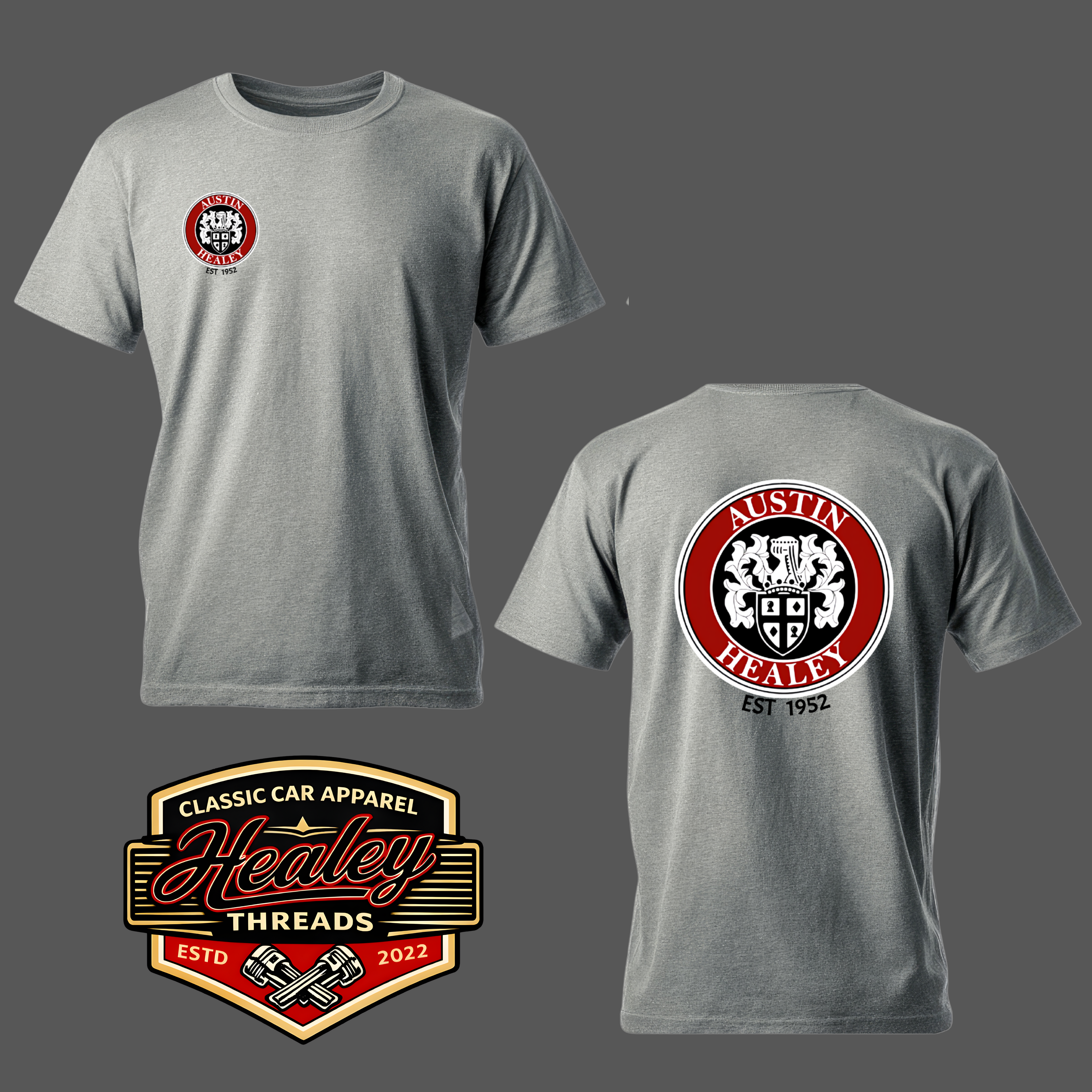 Austin Healey T Shirt – Classic British Crest Tee