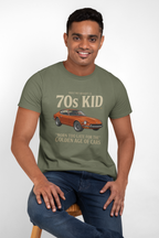70s Kid Classic Car Tee – Born Too Late for the Golden Age
