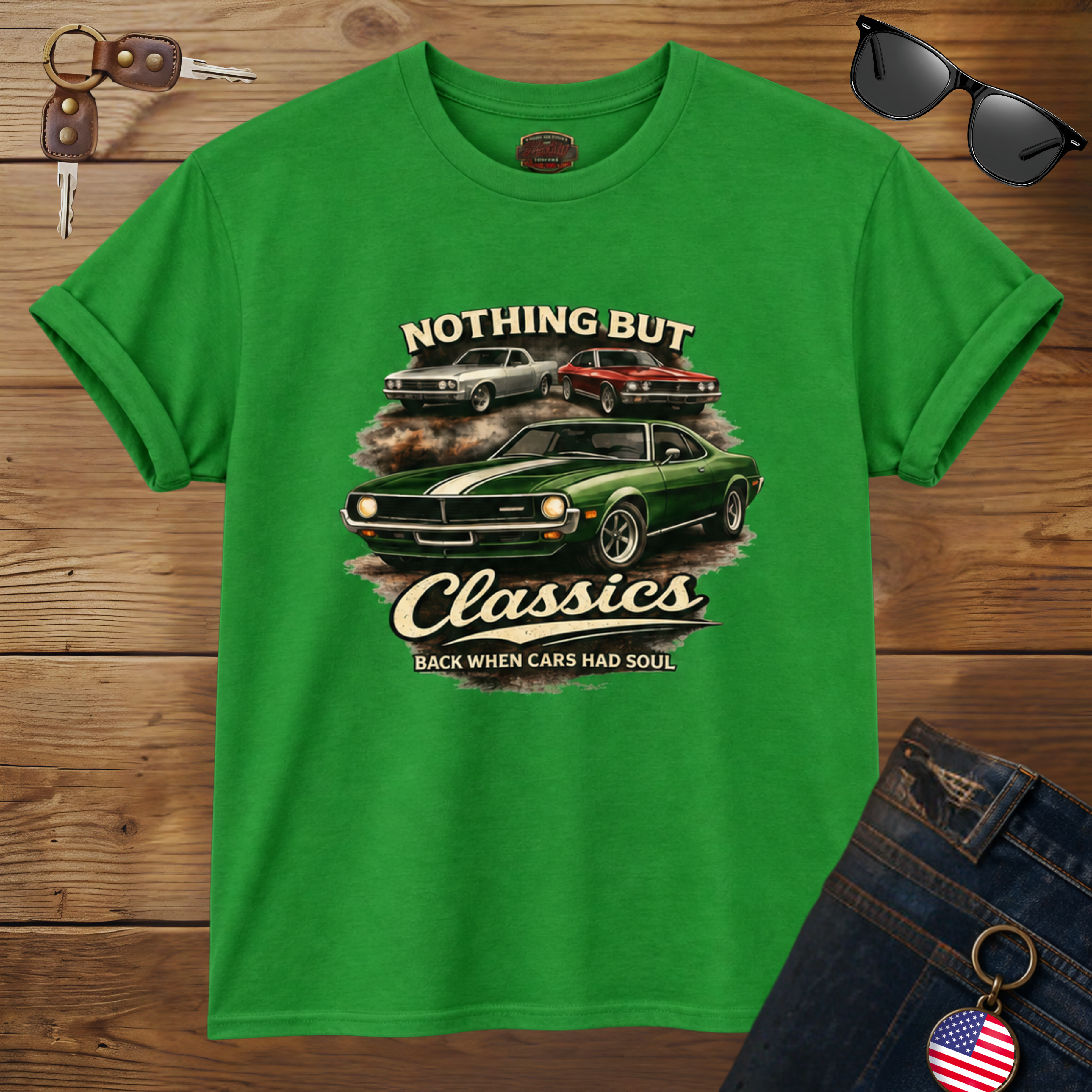 Classic Car T-Shirt – Nothing But Classics Retro Tee