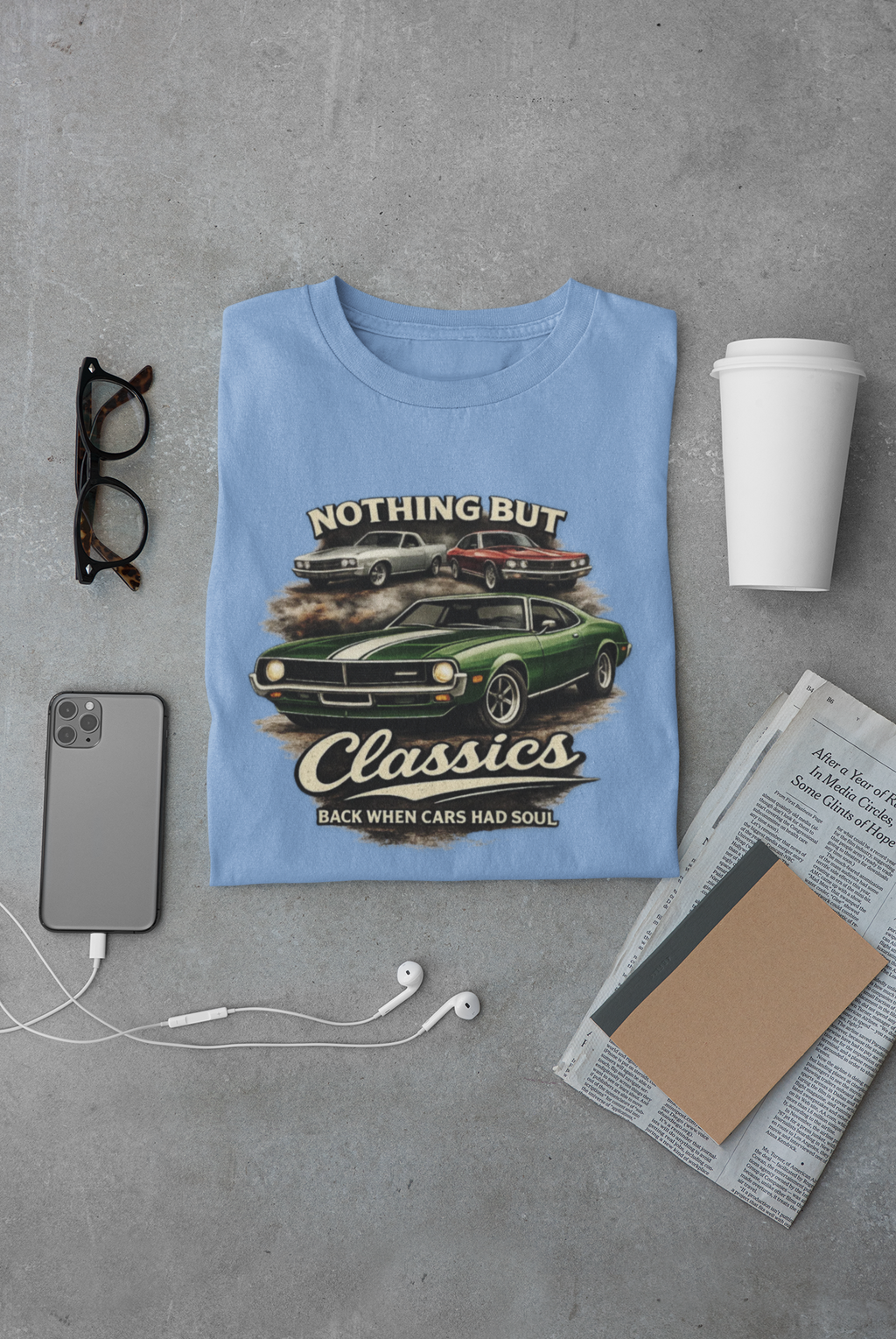 Classic Car T-Shirt – Nothing But Classics Retro Tee