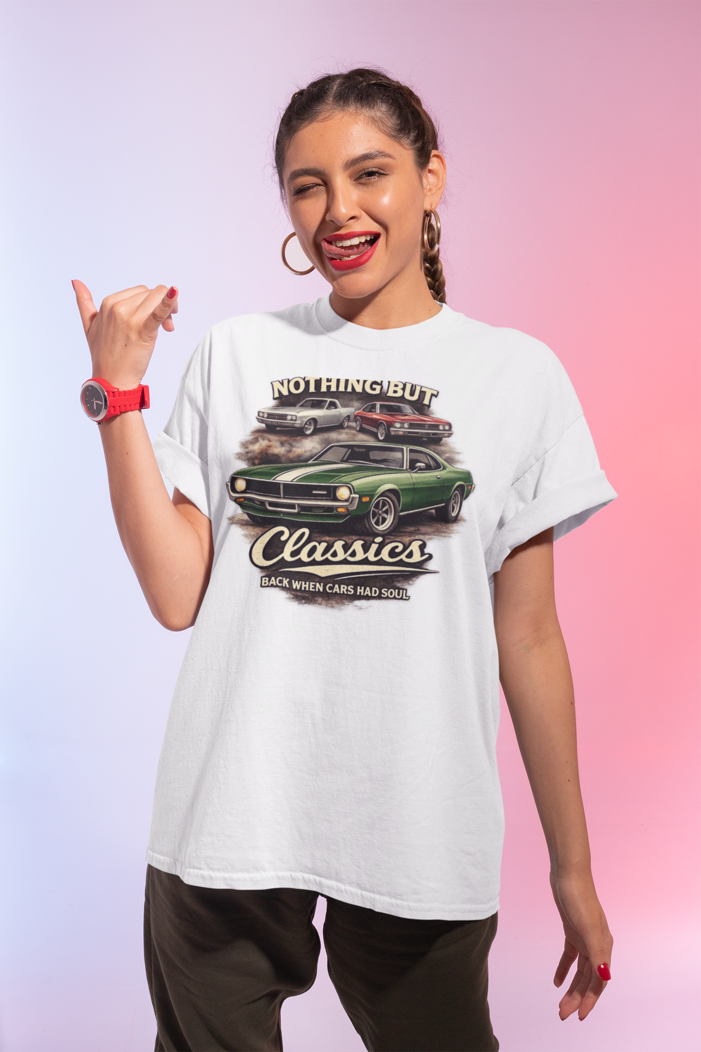 Classic Car T-Shirt – Nothing But Classics Retro Tee