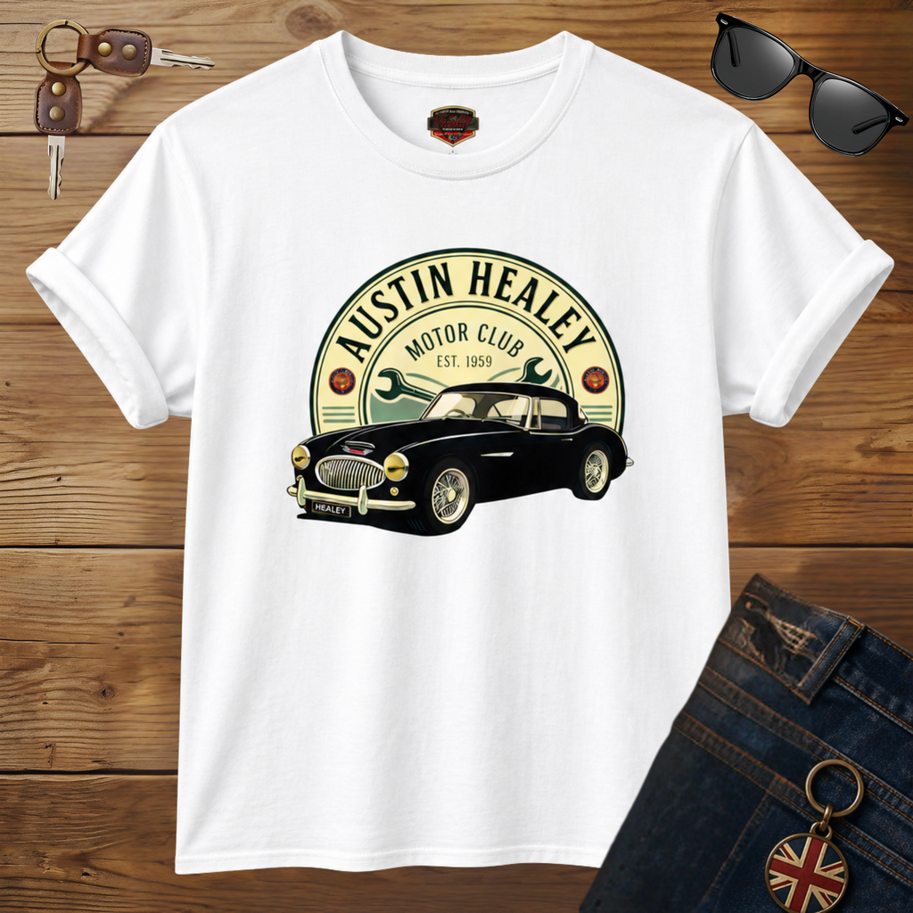 Austin Healey T-Shirt – Vintage Motor Club Graphic Tee