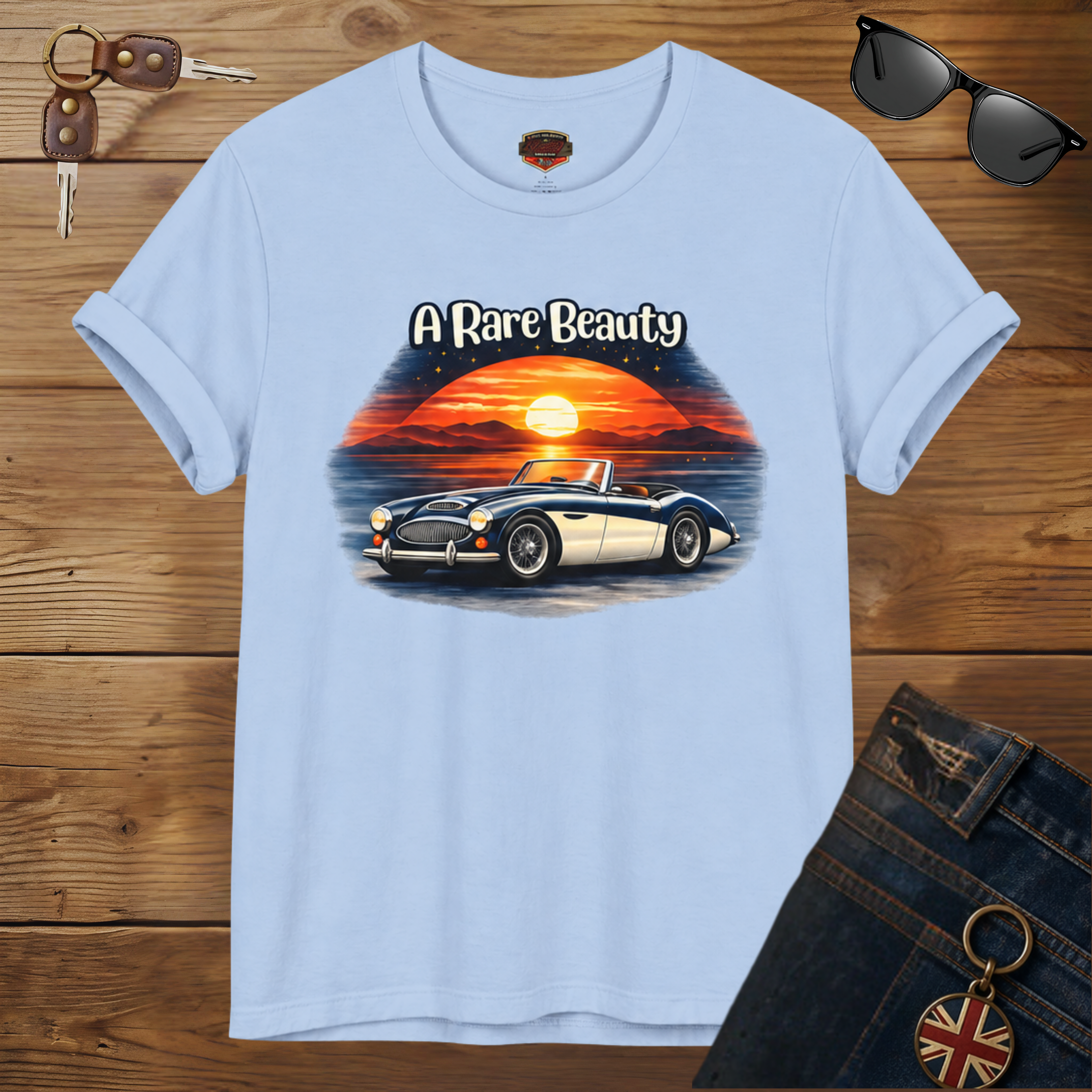 Austin Healey Sunset T-Shirt – Rare Beauty Classic Tee