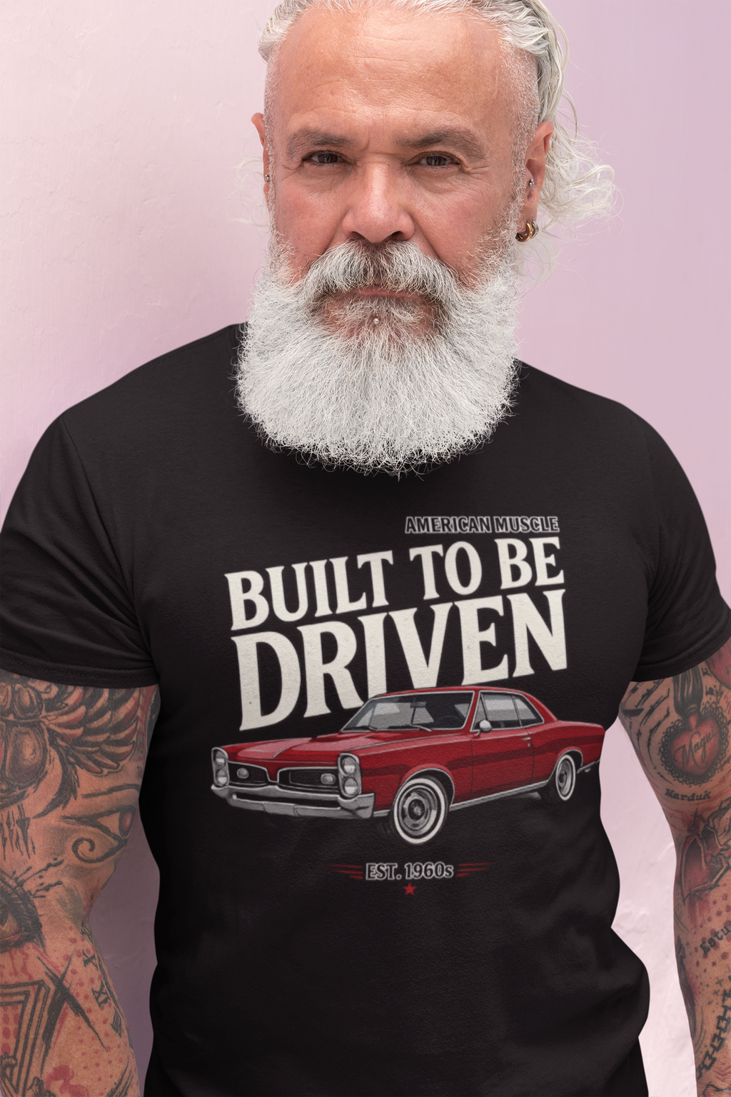American Muscle Car T-Shirt – Built to Be Driven Tee