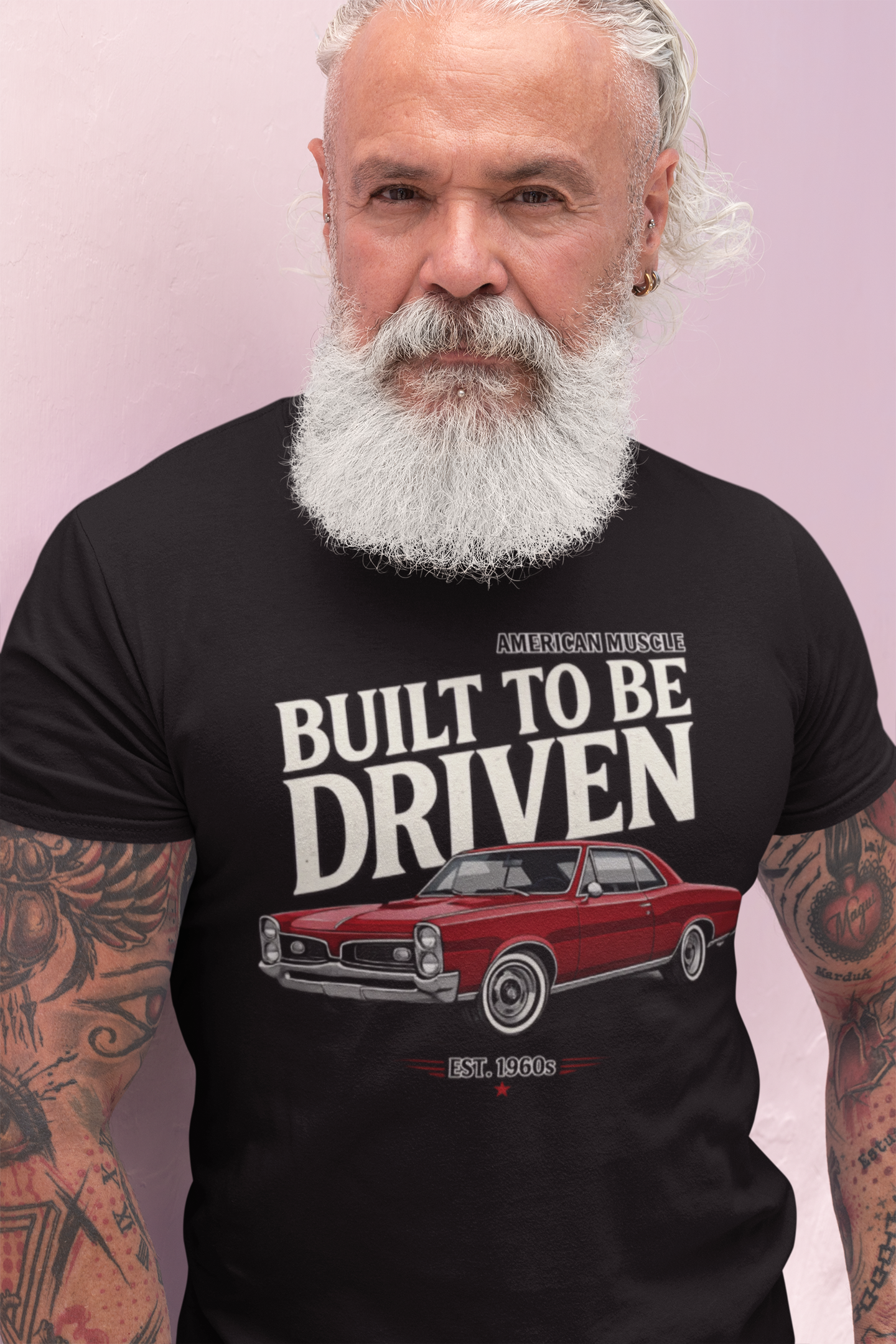 American Muscle Car T-Shirt – Built to Be Driven Tee