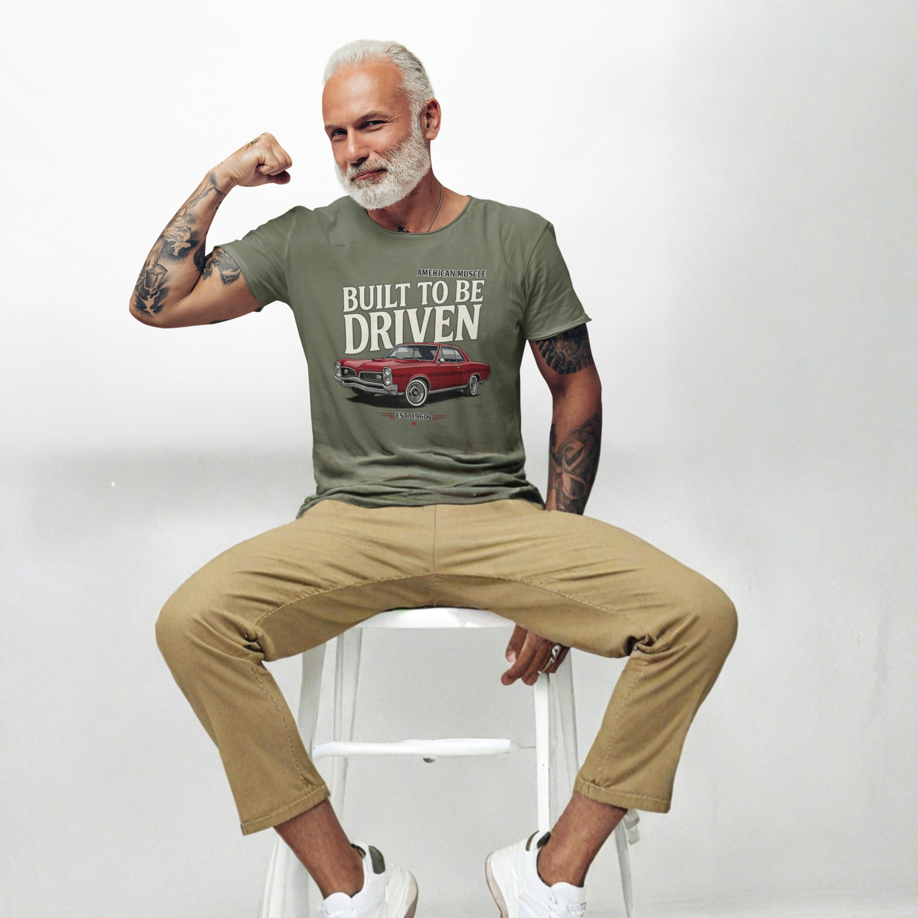 American Muscle Car T-Shirt – Built to Be Driven Tee