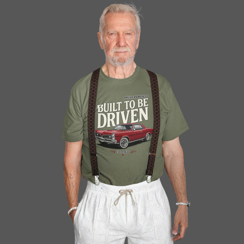 American Muscle Car T-Shirt – Built to Be Driven Tee