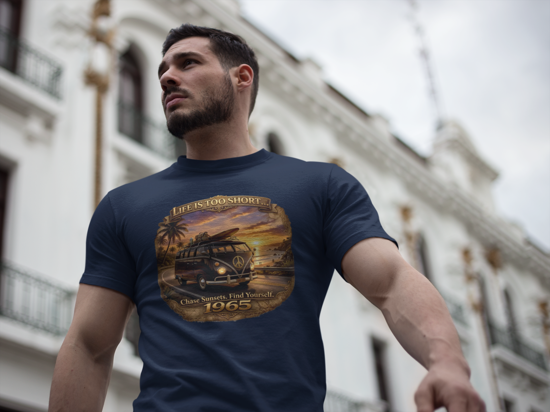 Retro Van Life T-Shirt – Chase Sunsets Graphic Tee