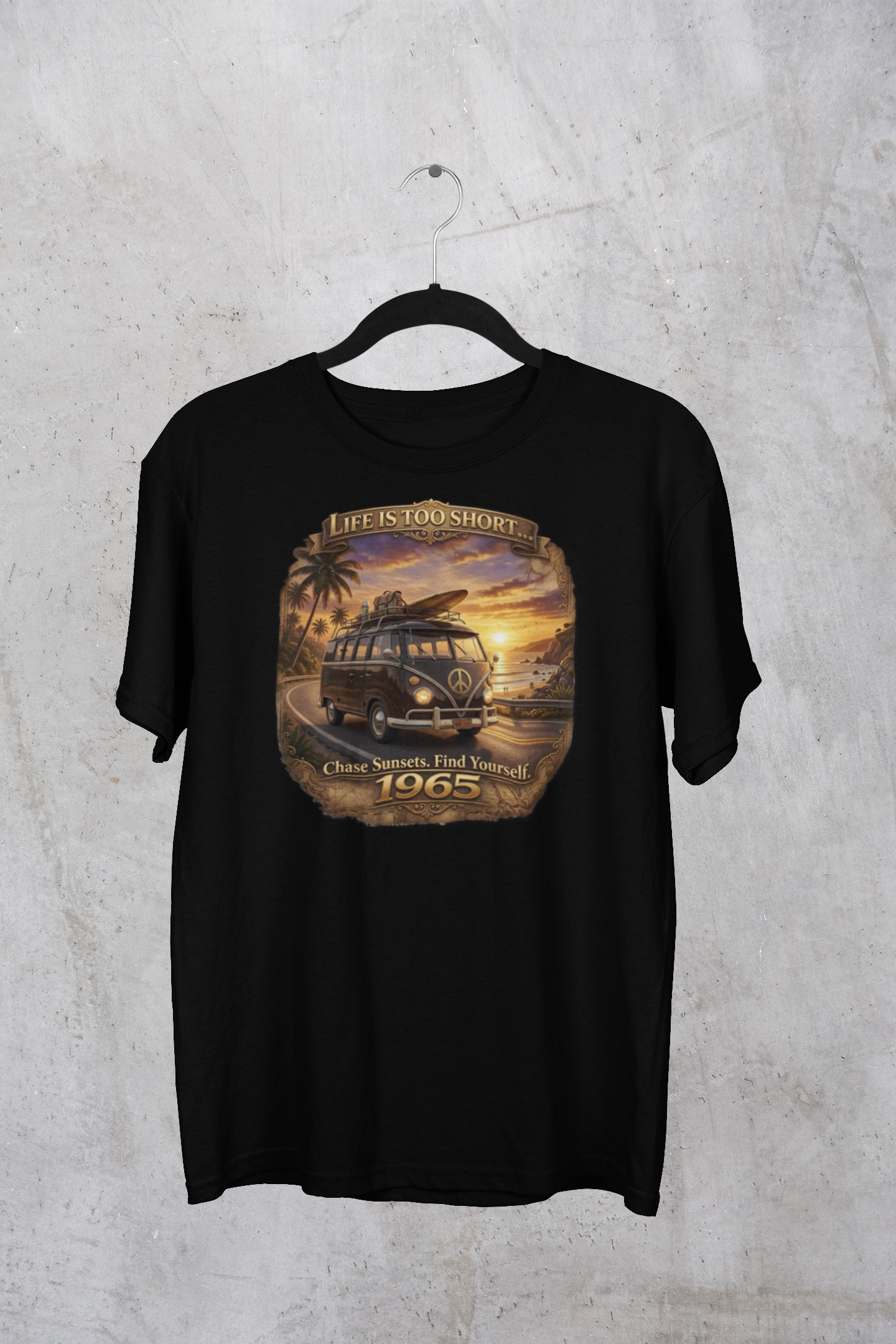 Retro Van Life T-Shirt – Chase Sunsets Graphic Tee