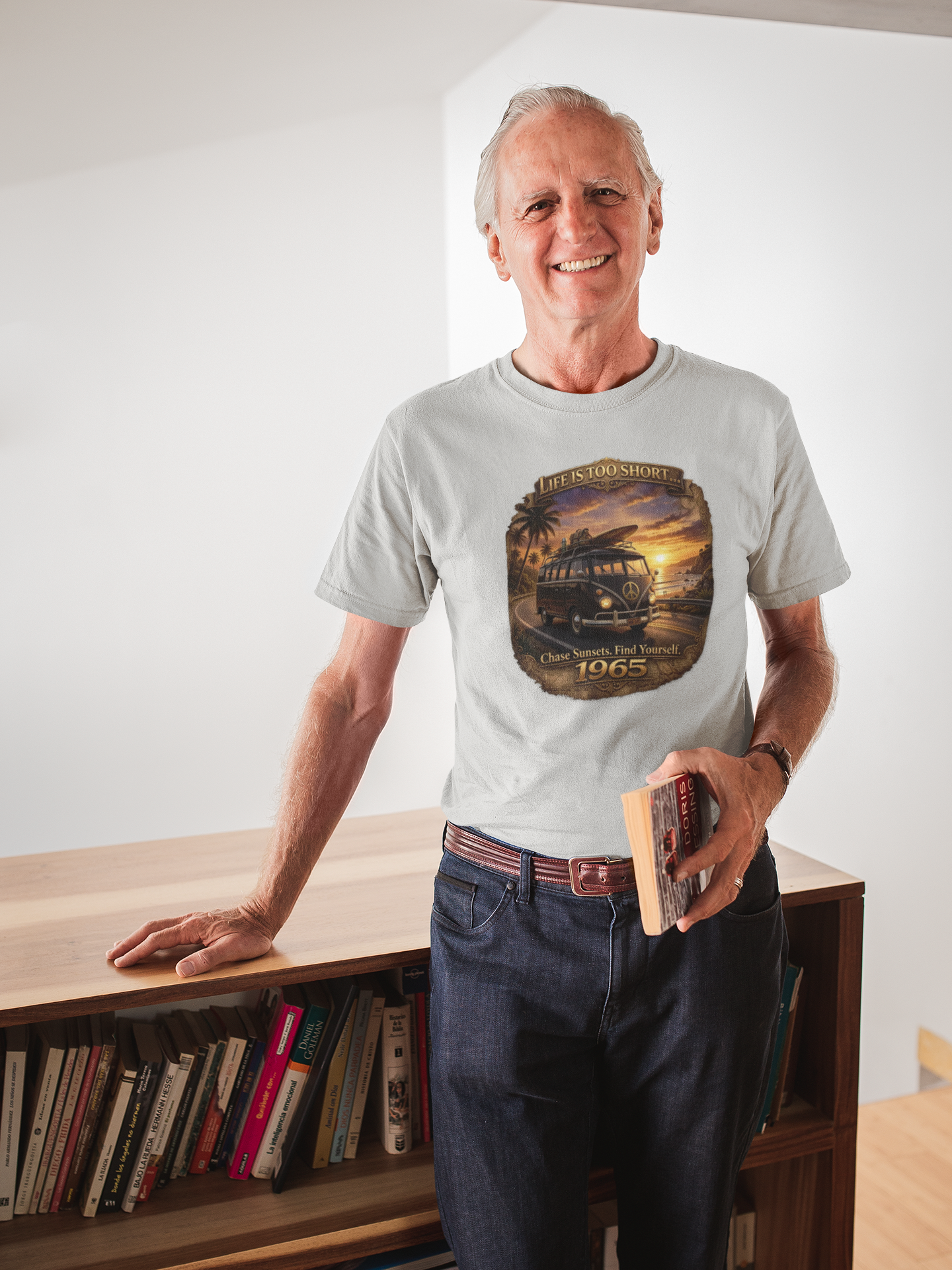 Retro Van Life T-Shirt – Chase Sunsets Graphic Tee