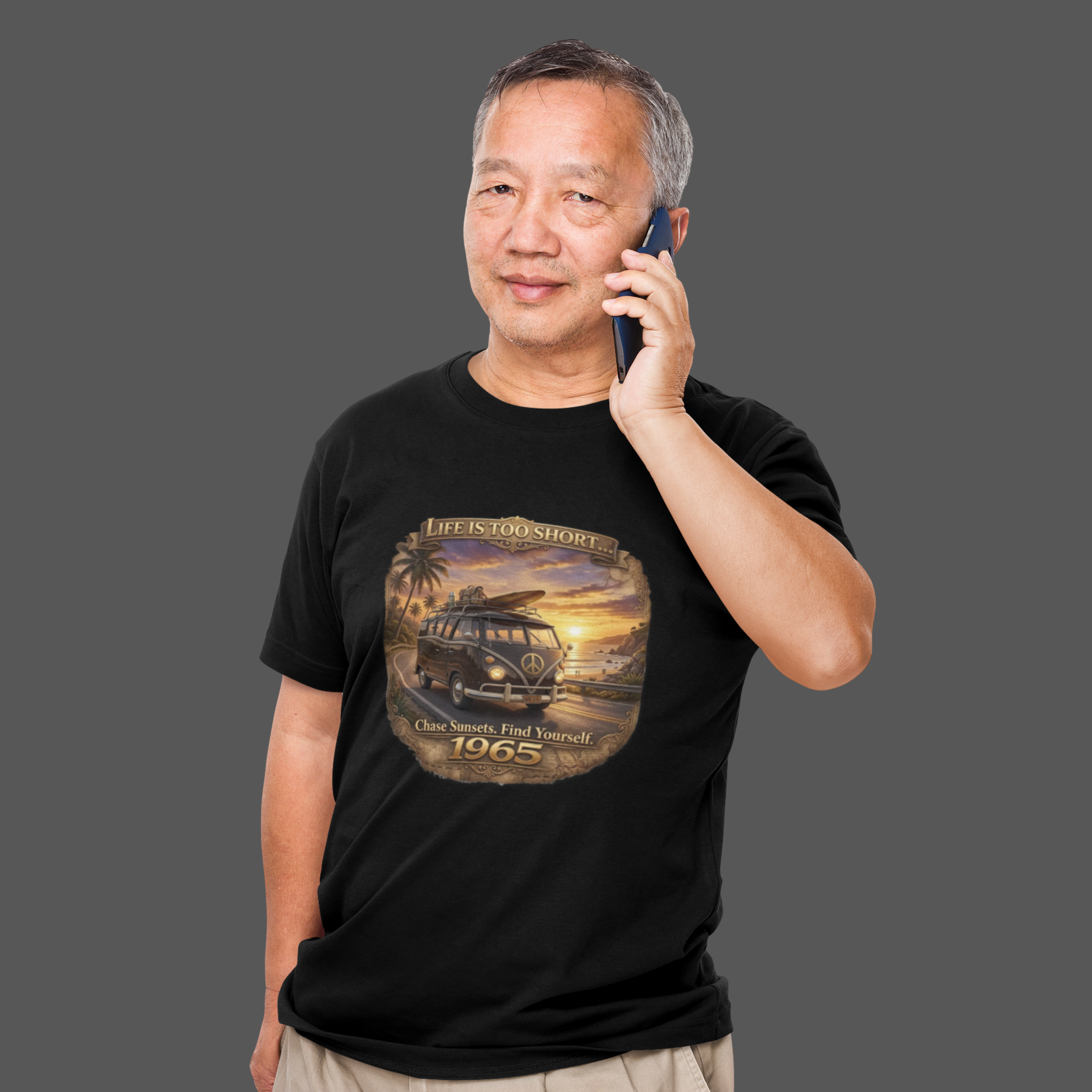 Retro Van Life T-Shirt – Chase Sunsets Graphic Tee