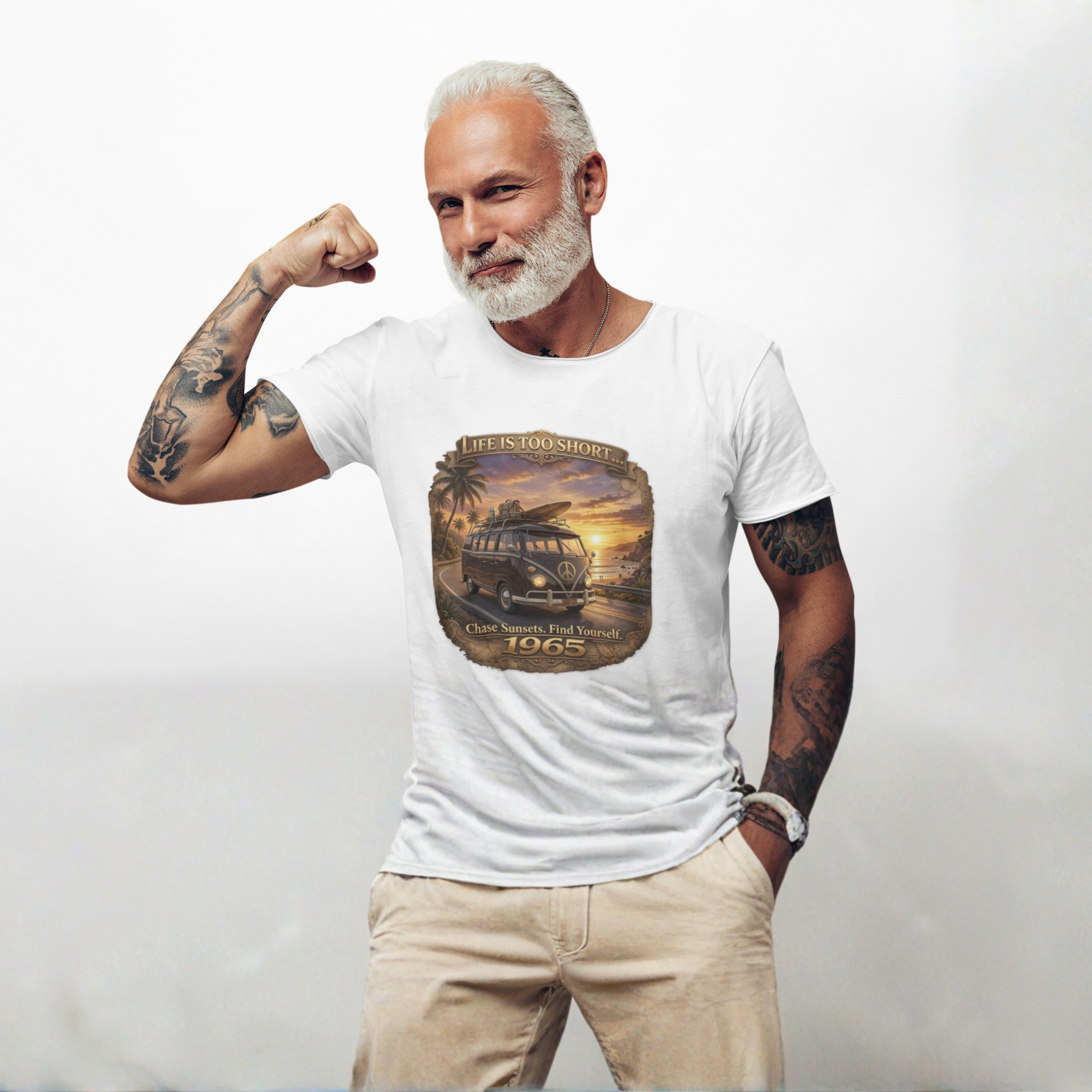 Retro Van Life T-Shirt – Chase Sunsets Graphic Tee