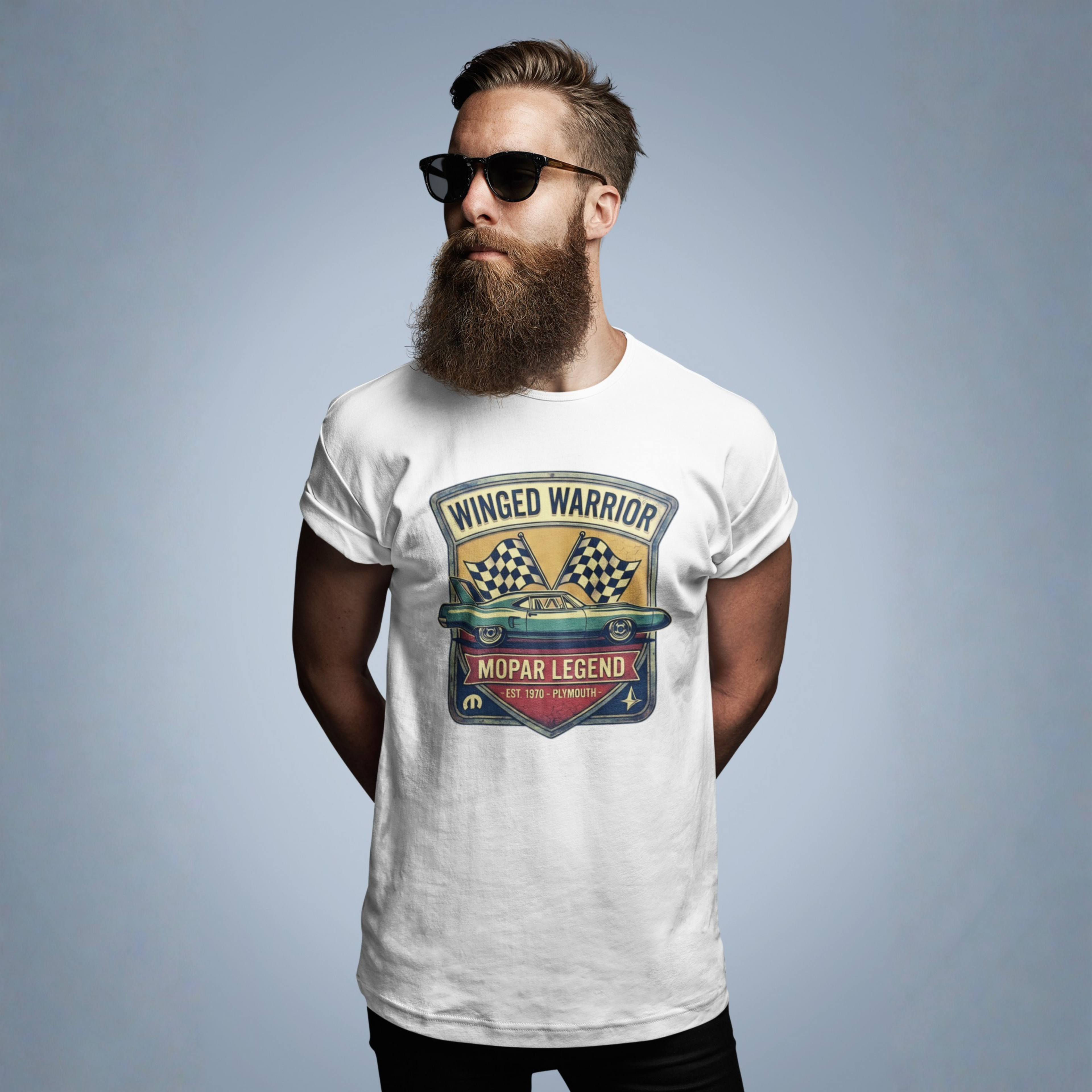 Winged Warrior Mopar Legend Shirt - Vintage Muscle Tee