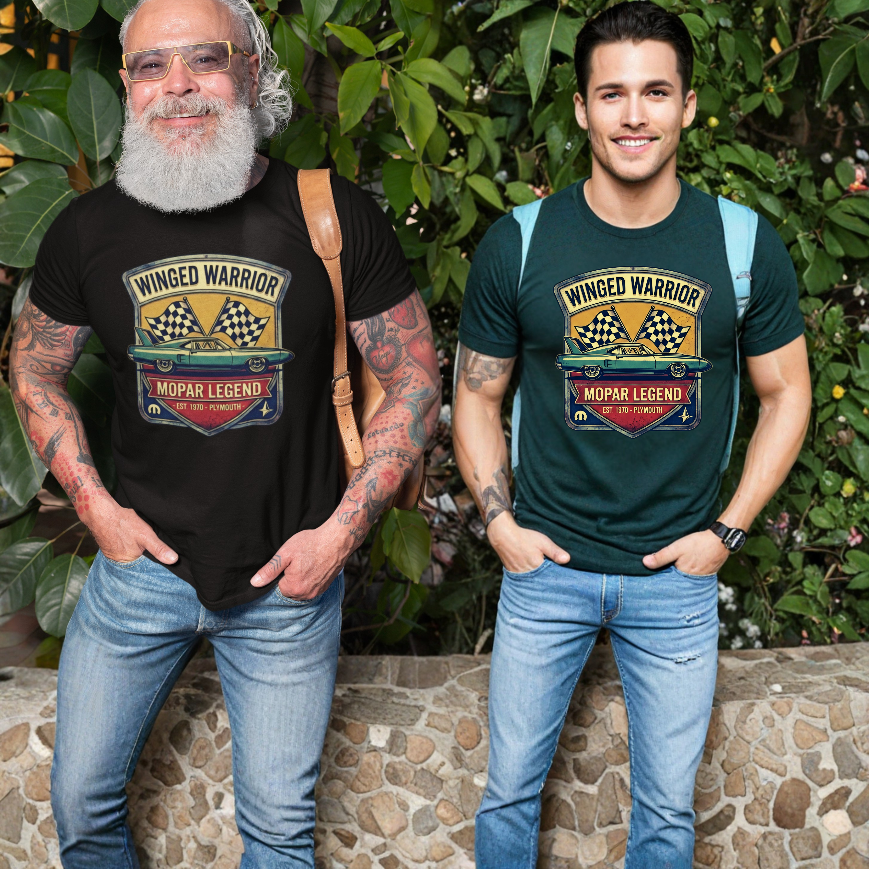 Winged Warrior Mopar Legend Shirt - Vintage Muscle Tee