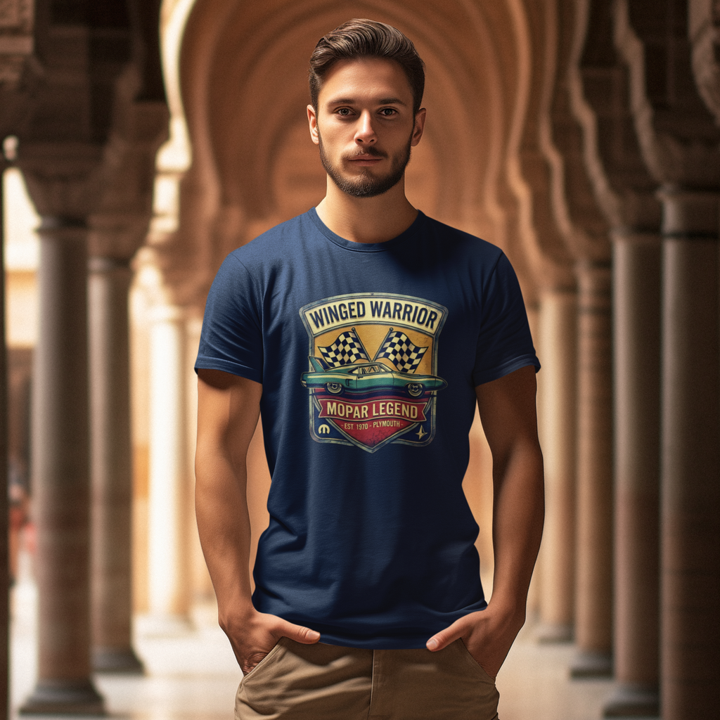 Winged Warrior Mopar Legend Shirt - Vintage Muscle Tee