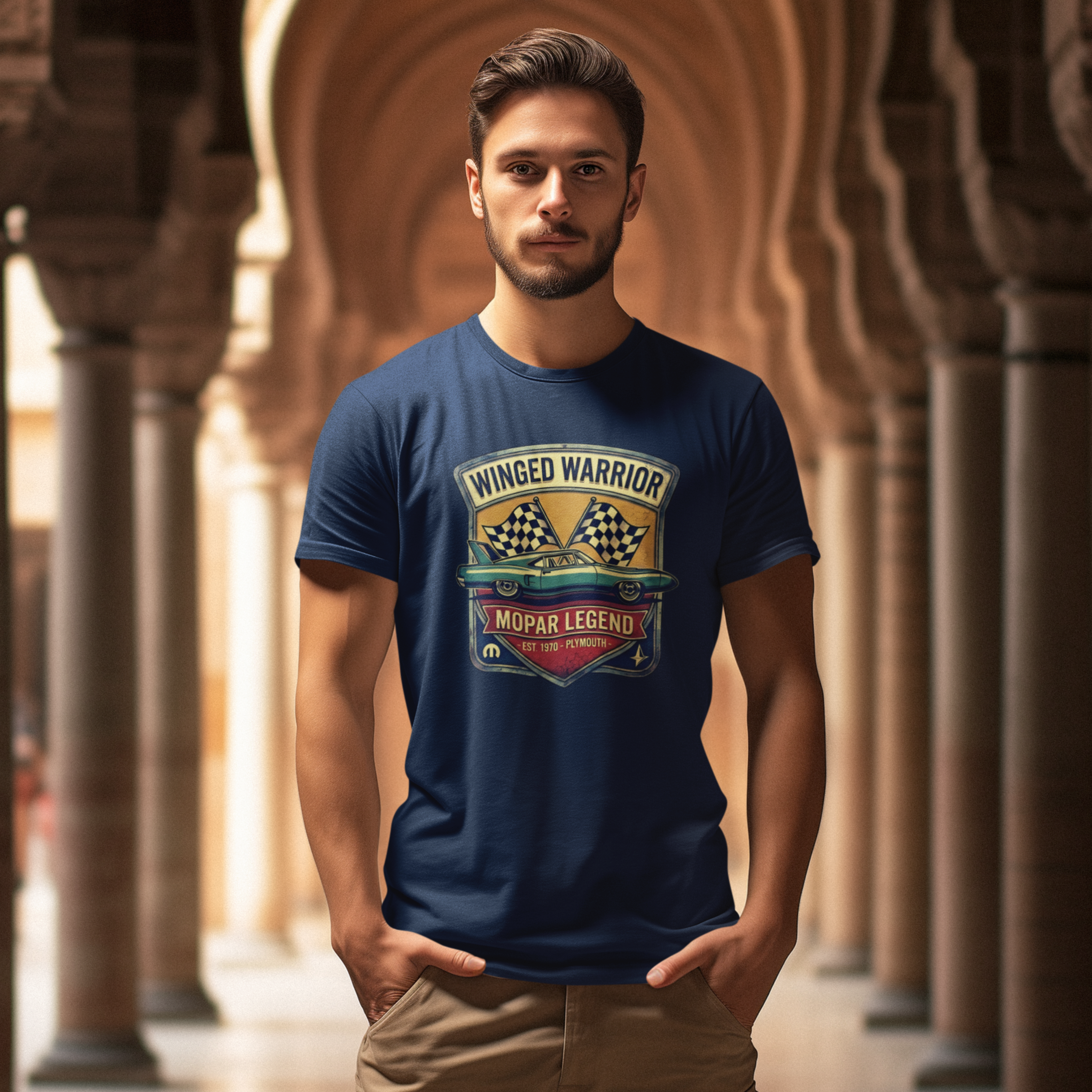 Winged Warrior Mopar Legend Shirt - Vintage Muscle Tee